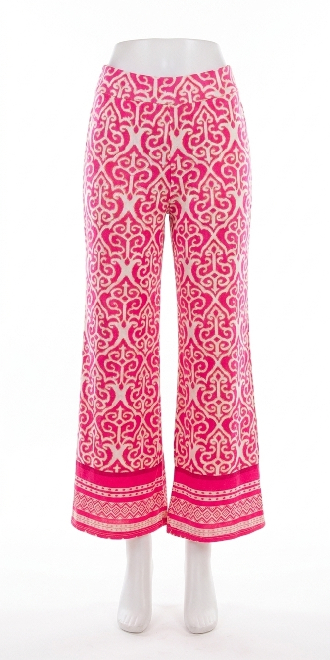 NEW GIGI MODA elia baroque pant in hot pink
